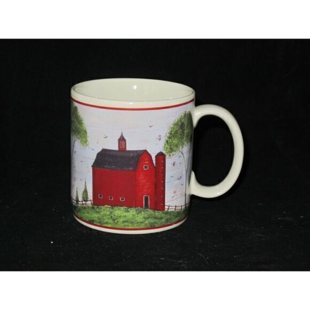 Sakura Warren Kimble Barns Coffee Tea‎ Mug Barn and Silo